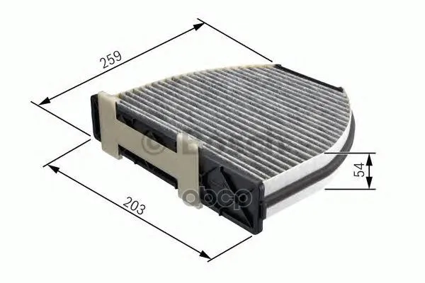 Фильтр Салона Mb W202/T202/W210/T210/C208/R170 All 93 Bosch арт. 1987432301