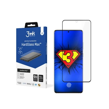 

3MK Protector compatible con Samsung Galaxy S20 Black HardGlass Max Finger Print