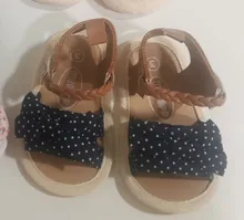 Zapatos planos para bebé y niña, sandalias antideslizantes de suela suave con lazo de lunares a rayas, zapatos de cuna para recién nacido, primer andador, gran oferta