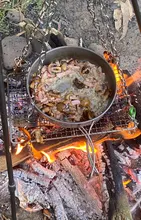 Frying-Pan Tableware Griddle Skillet Boundless Voyage Titanium Outdoor Camping Ultra-Light