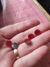 Nueva moda 40 Uds 8/10/12mm mezcla de colores AB Druzy Natural estilo mineral de resina plana cabujones para pulsera pendientes Accesorios