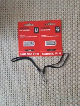 Metal Pendrive Memory-Stick Sandisk Usb CZ71 Original 32GB 64GB Free-Lanyard 16GB