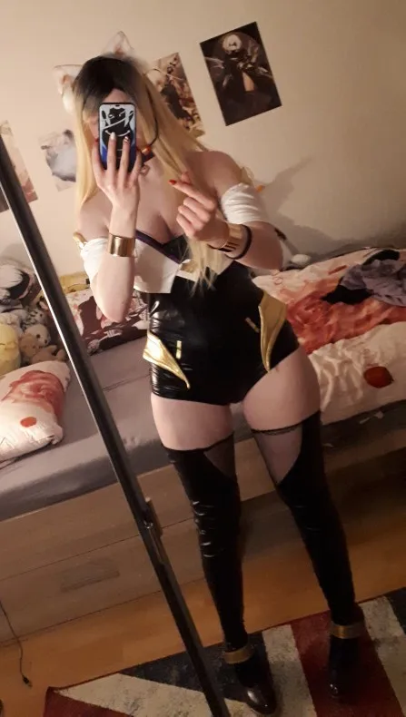 Em promoção! Jogo Lol Espírito De Flor De Ahri Cosplay Kda Apertado Traje  Sexy Meninas Anime Vestir Macacões Festa De Halloween Ternos