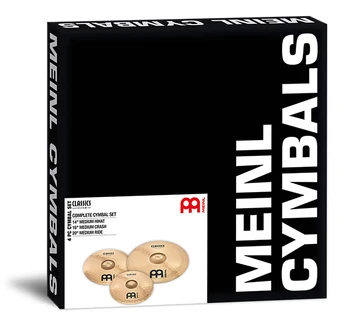 

Cc141620 classics custom complete cymbal set plate set 14, 16, 20 ", Meinl