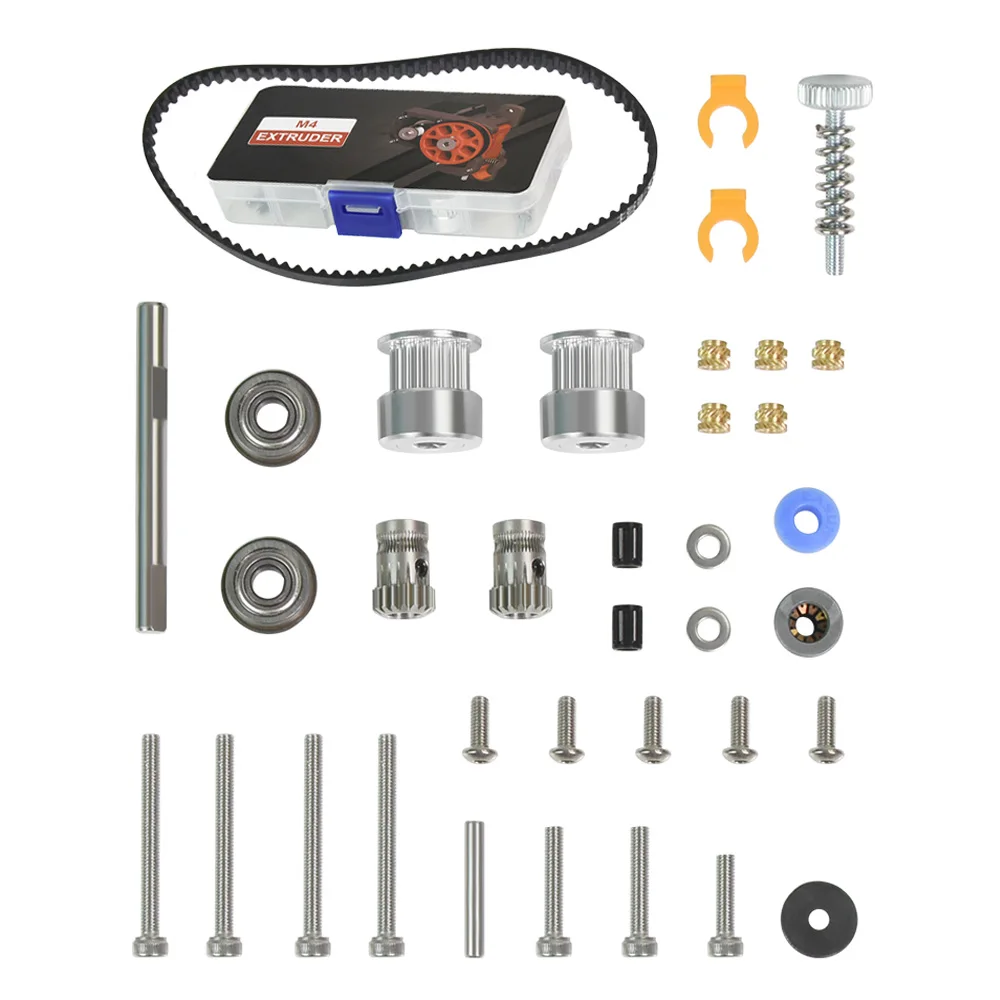 Pacote Voron m4 Kit de Mecanismo de Extrusora Voron m4 Engrenagem Polia Engrenagem Dupla Caixa de Componentes de Hardware Embalagem