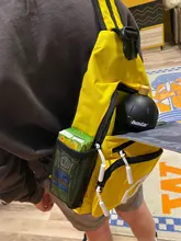 Mochila pequeña con personalidad para mujer, bolsa de hombro doble, moda para adolescentes, novedad