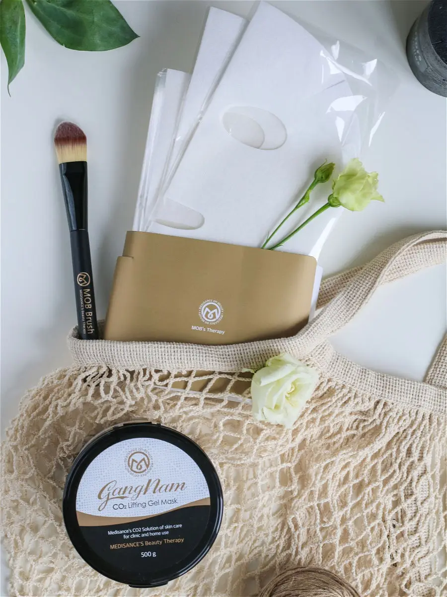 Carboxy set with brush/non-injection carboxy therapy Medisance Gang Nam CO2 Lifting Gel Mask on 25 procedures | Красота и здоровье