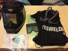 Сварочная маска KEYGREE с защитой от запотевания... шлем для сварки с солнечной батареей... с боковым обзором... для TIG MIG arco AVG