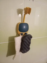 Soporte Universal para ducha sin ventosa, soporte para cabezal de ducha sin perforación, rotación ajustable de 360 °, Base fija ABS