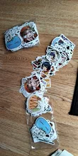 10/50/100 unids/set Anime el ataque de los Titanes de la etiqueta engomada para Skateboard de álbum portátil Snowboard equipaje