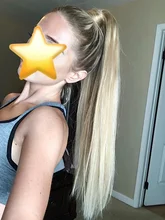 VeSunny-extensiones de cabello humano con Clip, extensiones de cabello de doble trama, color rubio caramelo, color marrón, 7 Uds.