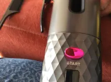Rizador de pelo automático inalámbrico, rizador de pelo recargable por USB, rizador de pelo de cerámica con pantalla LCD