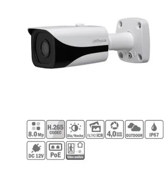 

IP camera H265 8M 4K DN dWDR 3D-NR IR40m 4mm IP67 PoE SD Dahua