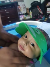 Gorro de champú para bebé, gorro con visera de baño para niños, protector ajustable, impermeable, protección para ojos
