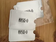 Anti Rfid de aluminio con bloqueo NFC para tarjetas bancarias, funda protectora de Metal para tarjetas de crédito, F051