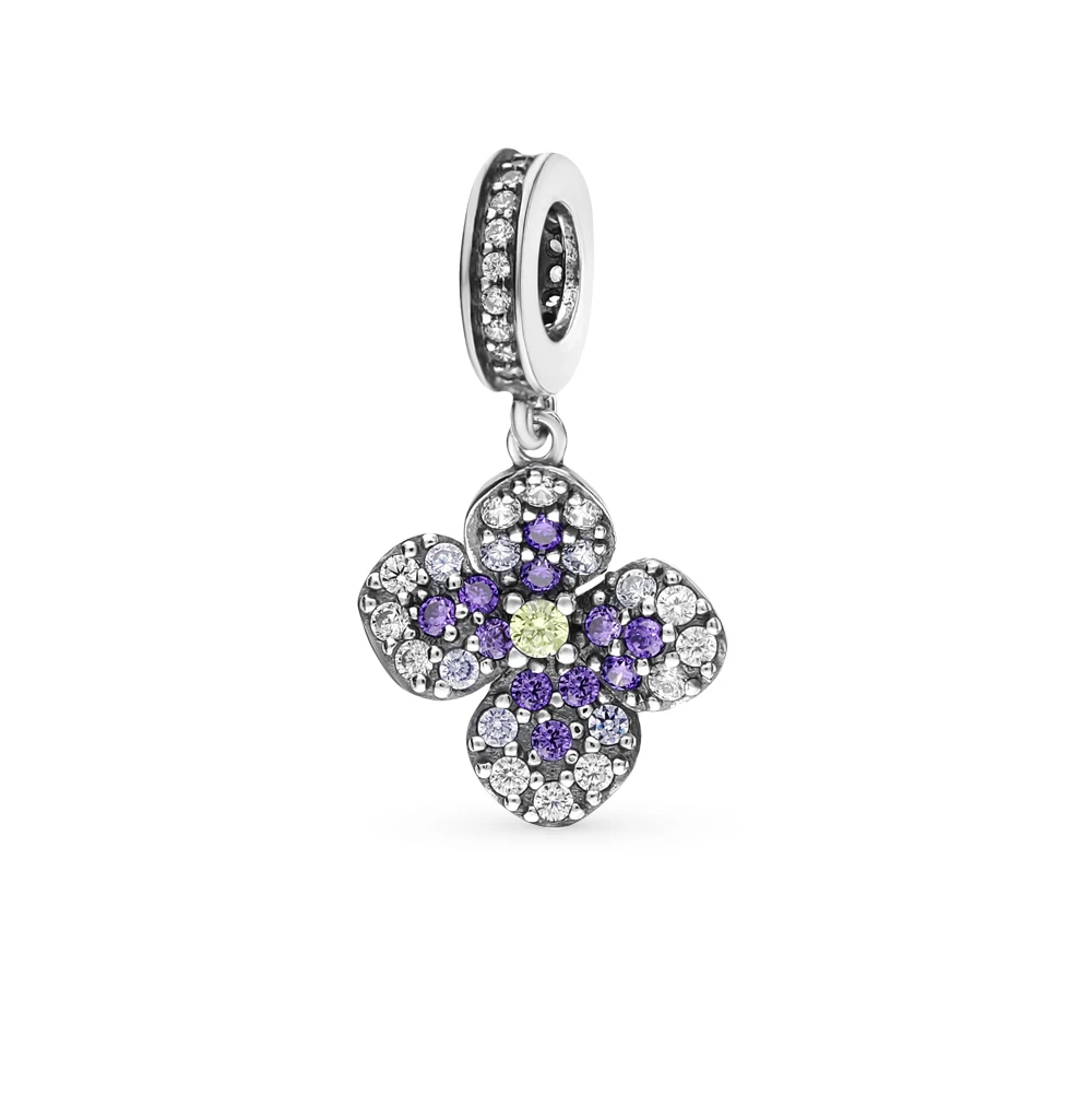 Silver Pendant with cubic zirconia SUNLIGHT test 925