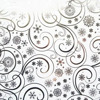 

Бт002-21 paper stamping silver 'метелица' on white Set 3 sheets