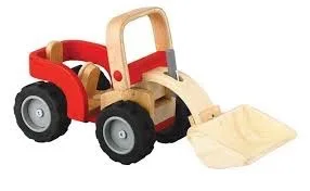 

Tractor with bucket wooden