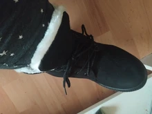 Las mujeres invierno Botas botines de Mujer invierno zapatos de Mujer Botas para la nieve Botas Mujer caliente de la felpa zapatos de Mujer de talla grande 44