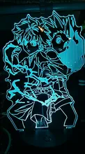 Night-Light Decor-Lighting Hxh-Lamp Gon Bedside Killua-Figure Bedroom Anime Hunter-X-Hunter