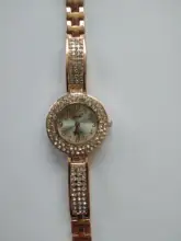 Reloj de pulsera de lujo para Mujer, cronógrafos de oro rosa, de diamante, femenino