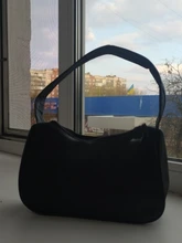 Bolso de piel sintética suave para mujer, bolsa de hombro pequeña de diseño a la moda, Color sólido Retro, Color púrpura