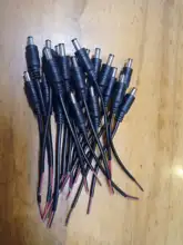 Adaptador de conector de CC de 5,5x2,1mm, conector macho/hembra de 12V, conector macho de alimentación de CC de 5,5x2,1mm con Cable para 5050 3528