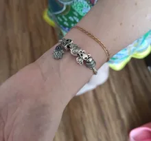 PANDACH-Colgante de Plata de Ley 925 auténtica con letra de alfabeto, abalorio de nombre de A-Z, apto para pulsera Pandora Original, joyería CMC030, 100%