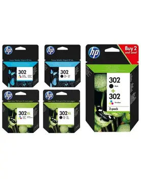 

Original ink cartridge HP 302 XL Black for HP DeskJet 2130, 3630 HP OfficeJet 3830, 4650 HP ENVY 4520