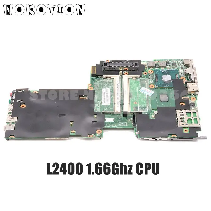 NOKOTION для lenovo ThinkPad X60s Материнская плата ноутбука 42T0215 48.4B501.05N основная плата L2400 1,66 ГГц процессор DDR2