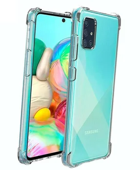 

Stand case for SAMSUNG GALAXY A71 Antishock Clear Gel Anti-Shock