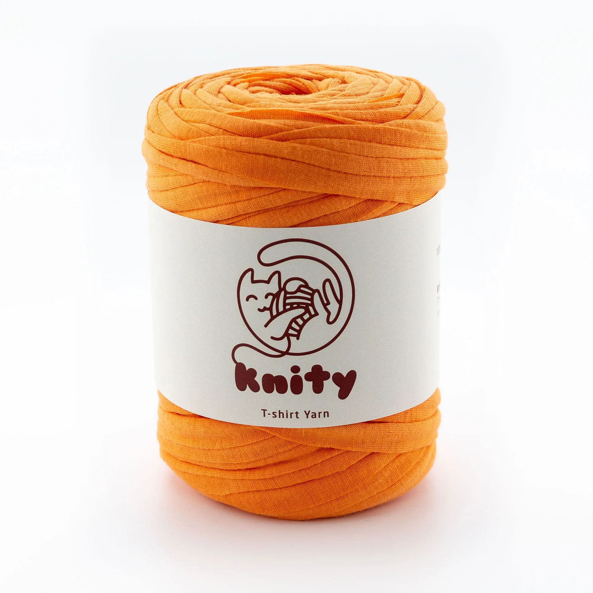 KNITY Combed TShirt Yarn Cloth Fabric Strip for Knitting Blanket Carpet Bag Basket Crochet