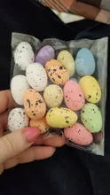 Kids Gift Craft Bird-Pigeon-Eggs Easter-Decoration Favor Painted Happy 3cm-Foam DIY Party