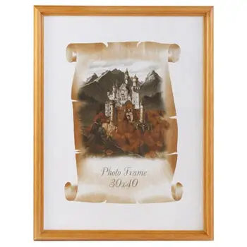 

2n26 wooden frame with glass, Maple, 30*40/14