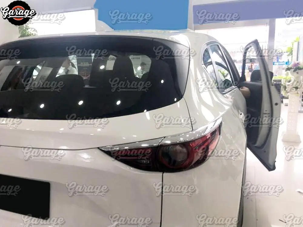 Накладки-брови на задние фонари для Mazda CX-5- ABS пластик литье 1 комплект/2 шт. украшение автомобиля Стайлинг