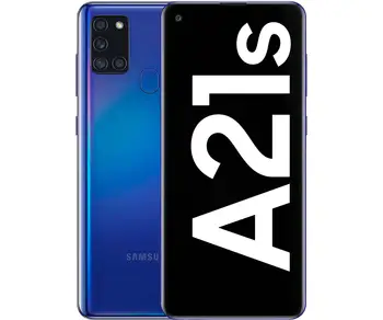Перейти на Алиэкспресс и купить Samsung Galaxy A21S синий мобильный 4G Dual Sim 6,5 'LCD Hd + Oct смартфон мобильный телефон
