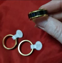 Anillo de acero inoxidable con Sensor inteligente de temperatura corporal, anillo de dedo con Prueba de Temperatura en tiempo Real, exhibición de moda