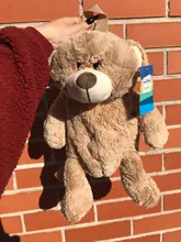 Mochila De felpa para mujer, nueva mochila de muñecos, bolsa informal con personalidad de oso de dibujos animados, B2305