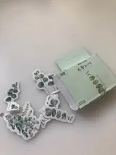 45 unids/pack, las plantas frescas papelería etiqueta adhesiva álbum de recortes diario decoración Etiqueta de sello de papel