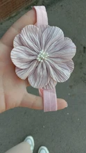 Lytwtw-Diadema de flores para niña pequeña, accesorios para el cabello de recién nacidos, diadema, regalo, cinta de vendaje para niños pequeños, 1 Uds.