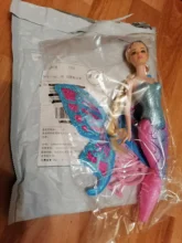 Muñeca de sirena de natación clásica para niñas, juguete de princesa con ala de mariposa, a la moda, gran oferta, regalos de Navidad, 2020