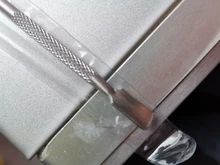 Empujador de cutículas de doble cabeza de acero inoxidable, herramientas para manicura 2021, antideslizante, eliminador de cutícula de uñas, accesorios, 1 Uds.