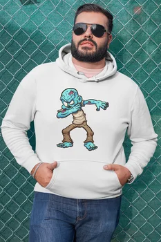 

Angemiel Wear Dab Makes Zombie White Men 'S Hooded Sweatshirt