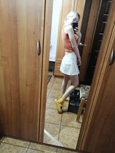 QRWR-minifaldas plisadas para mujer, faldas coreanas de cintura alta, a cuadros, sexys, con cremallera, 2020