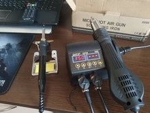 Welding-Rework-Station Display Hot-Air-Gun Repair-Solder-Iron Cell-Phone Digital 8898