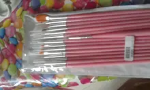 ROSALIND uña cepillo para todos cepillo para manicura de uñas de Gel polaco pintura pluma que puntea Gel barnices Kit de herramientas plumas de manicura