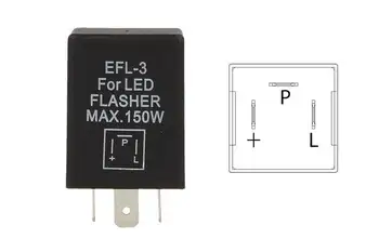 

Flasher Led Flasher Relay Relay 3 Pin EFL3 12V for arrows Led American car