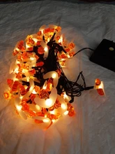 Fairy-Light Fence Led-String Patio Solar-Powered Christmas Honey Outdoor Garden 20leds