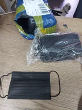 5-200 Uds niño máscara para niños mascarillas desechables 3 capa filtro Anti polvo de la gripe de fundido de boca máscaras máscara negra