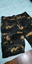 Cargo Shorts Army Green Tactical Camouflage Summer Casual Jogger Cotton Loose Military